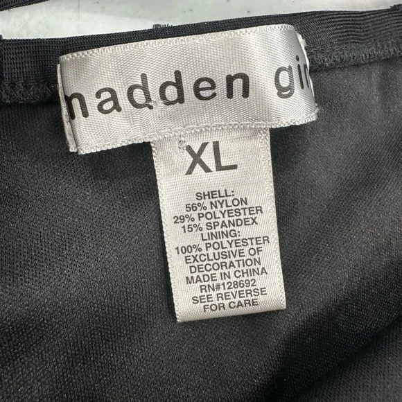 Madden Girl Black Velvet Babydoll Cami Lace Floral Y2K Whimsigoth Romantic XL - Picture 9 of 10